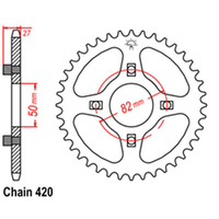 RK Rear Sprocket - Steel 36T 420P Product thumb image 1