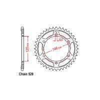 RK Rear Sprocket - Steel 37T 520P