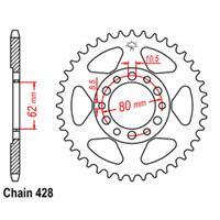 RK Rear Sprocket - Steel 47T 428P D/D Product thumb image 1