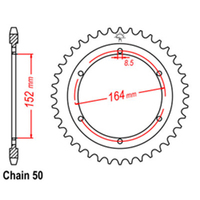 RK Rear Sprocket - Steel 42T 530P Product thumb image 1