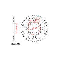 RK Rear Sprocket - Steel 45T 520P Product thumb image 1