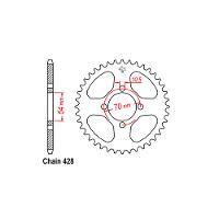 RK Rear Sprocket - Steel 44T 428P Product thumb image 1