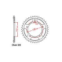 RK Rear Sprocket - Steel 38T 525P