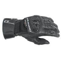 Dririder AERO-MESH 2 Leather Gloves Black