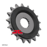 RK Front Sprocket - Steel W/-RUBBER Cush 17T 520P Product thumb image 1