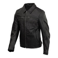 Merlin Kingsbury D3O® Leather Jacket Black