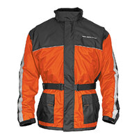 Nelson-Rigg Solo Storm Rain Jacket Hi-Viz Orange/ Black Product thumb image 1