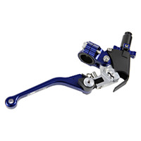 States MX Clutch Perch AND Lever Assembly - Fold / Flex - Universal - Blue