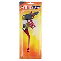 States MX Clutch Perch AND Lever Assembly - Fold / Flex - Universal - Red Product thumb image 1