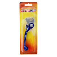 States MX Front Brake Lever - STD Flex - Yamaha/Kawasaki/Suzuki - Blue Product thumb image 1