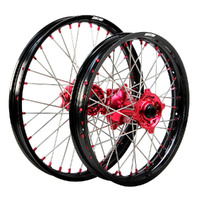 States MX Wheel SET GAS GAS MC 21- ON 21/19 Black/Red/Red Product thumb image 1