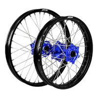 States MX Wheel SET Husky TC/FC 14-22 21/19 - Black/Blue/Silver Product thumb image 1