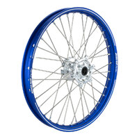 States MX Signature Front Wheel 21 x 1.6 Yamaha YZ/YZF - Blue/Silver/Silver