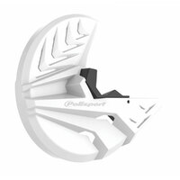 Polisport Disc + Bottom Fork Protector Honda CRF250R/450R 10-14 - White