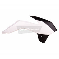 Polisport Radiator Shrouds KTM 85 SX 13-17 - White Product thumb image 1