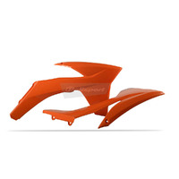 Polisport Radiator Shrouds KTM SX/SX-F 11-12 - Orange Product thumb image 1