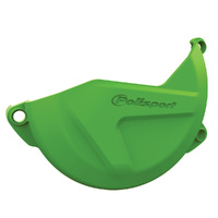 Polisport Clutch Cover Protector Kawasaki KX450F 06-15 - Green Product thumb image 1