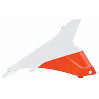 Polisport Airbox Covers KTM SX/SX-F 13-15 - White/Orange Product thumb image 1