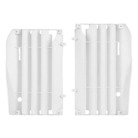 Polisport Radiator Louvers Honda CRF250R 10-13 - White Product thumb image 1