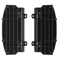 Polisport Radiator Louvers KTM/Husqvarna - Black Product thumb image 1