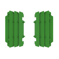 Polisport Radiator Louvres Kawasaki KX - Green Product thumb image 1