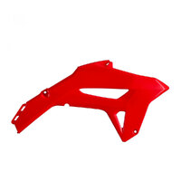 Polisport Radiator Shrouds Honda - Red Product thumb image 1