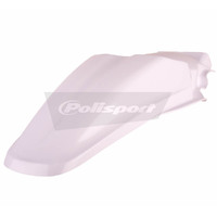 Polisport Rear Fender Kawasaki KX85/100 01-13 - White