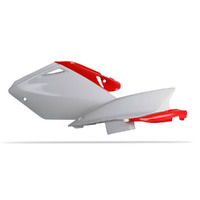 Polisport Side Covers Honda CRF250R 04-05 - Red/White