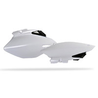 Polisport Side Covers Yamaha YZ250F/450F 06-09 - White Product thumb image 1