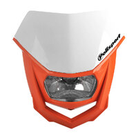 Polisport Headlight Halo - Orange / White Product thumb image 1