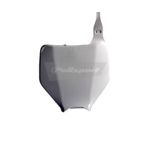 Polisport Front Number Plate KX/KXF/RM-Z - White Product thumb image 1