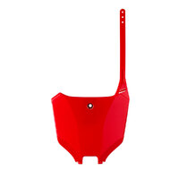 Polisport Front Number Plate Honda - Red Product thumb image 1