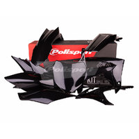 Polisport Plastics MX KIT Honda CRF250R 14-17/CRF450R 13-16 - Black Product thumb image 1