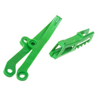 Polisport Chain Guide & Slider KIT Kawasaki KX250F 09-16/KX450F 09-15 - Green Product thumb image 1