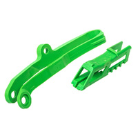 Polisport Chain Guide & Slider KIT Kawasaki KX250F 17/KX450F 16-17 - Green Product thumb image 1