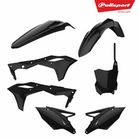 Polisport Plastics MX KIT Kawasaki KX250F 17-20  - Black Product thumb image 1