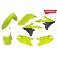 Polisport MX KIT Suzuki RM-Z250 19/RM-Z450 18-19 - Fluoro Yellow - Includes Fork Guards