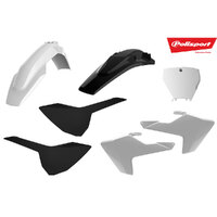 Polisport MX KIT Husqvarna TC/FC 16-18 - White/Black Product thumb image 1