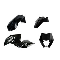 Polisport Enduro KIT KTM EXC/EXC-F 08-11 - Black  (INCL. Headlight SURROUND)