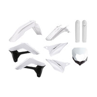 Polisport Enduro KIT Sherco SE-R/SEF-R 17-23 - White (INCL Headlight Surround & Fork GUARDS**)