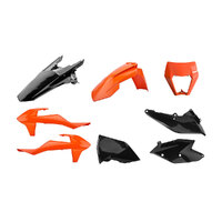 Polisport Enduro KIT KTM EXC/EXC-F 17-19 - Orange/Black (INCL Headlight SURROUND)