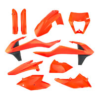 Polisport Enduro FLO KIT KTM EXC/EXC-F 17-19 - Fluoro Orange