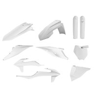 Polisport MX KIT KTM SX/SXF 19-22 - White (INCL. Fork GUARDS)