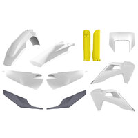 Polisport Enduro KIT Husqvarna TE/FE 20-23 - OEM 20-21 (INCL. Headlight Surround & Fork GUARDS)