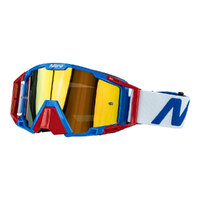 Nitro NV-100 Off Road Goggles Blue/Red/White 