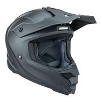 Nitro Helmet MX710 Youth Satin Black