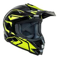 Nitro Helmet MX710 Youth Shard II Fluro Yellow/Black