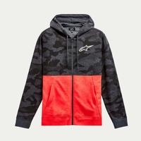 Alpinestars Camo Block Hoodie Charcoal Heather/Warm Red