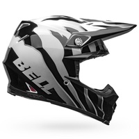 Bell MOTO-9S Flex Claw Helmet Black/White Product thumb image 1