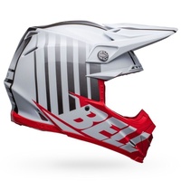 Bell MOTO-9S Flex Sprint Helmet M/G White/Red Product thumb image 1